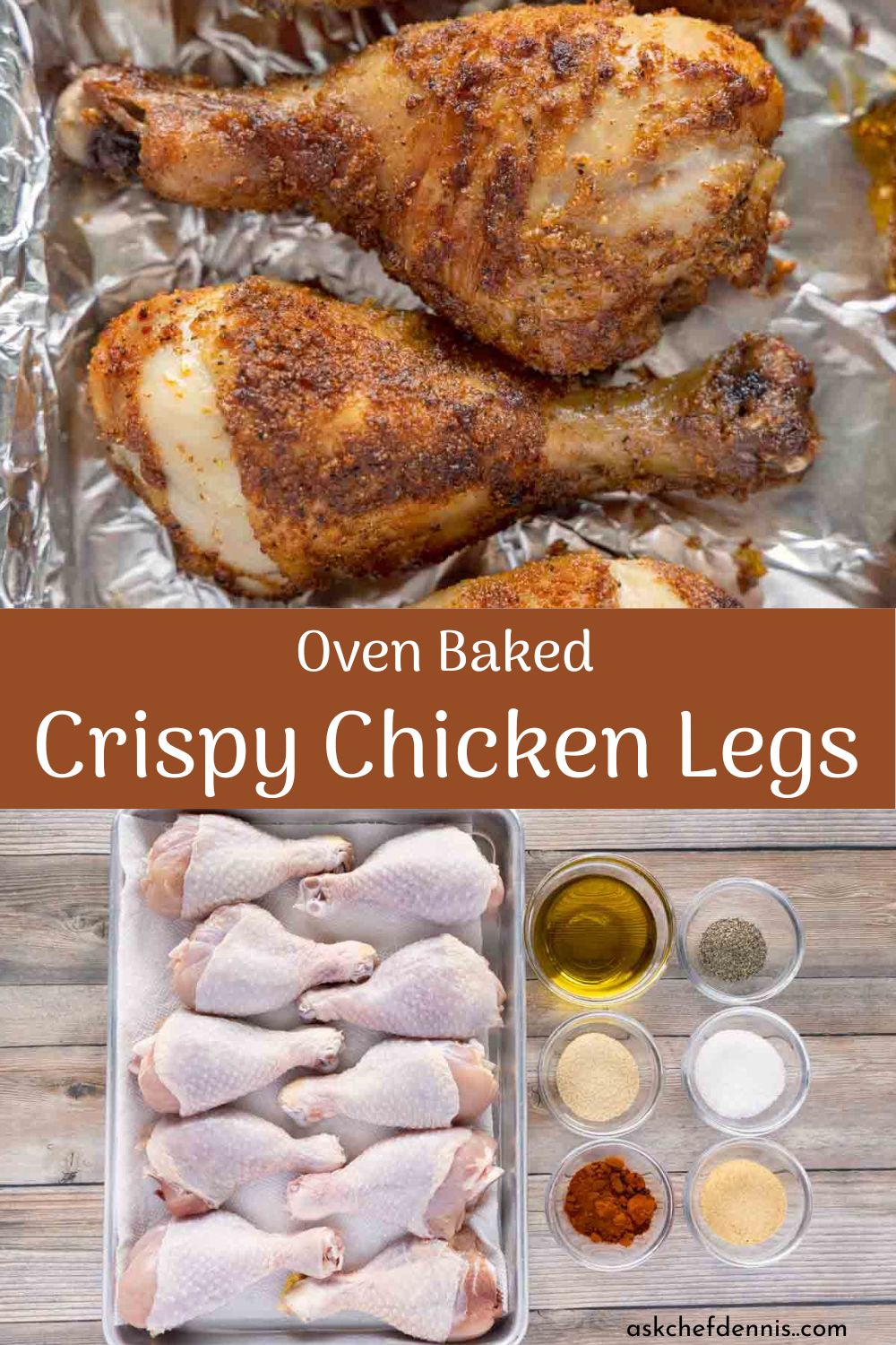 Best Baked Chicken Legs {Drumsticks} | Chef Dennis