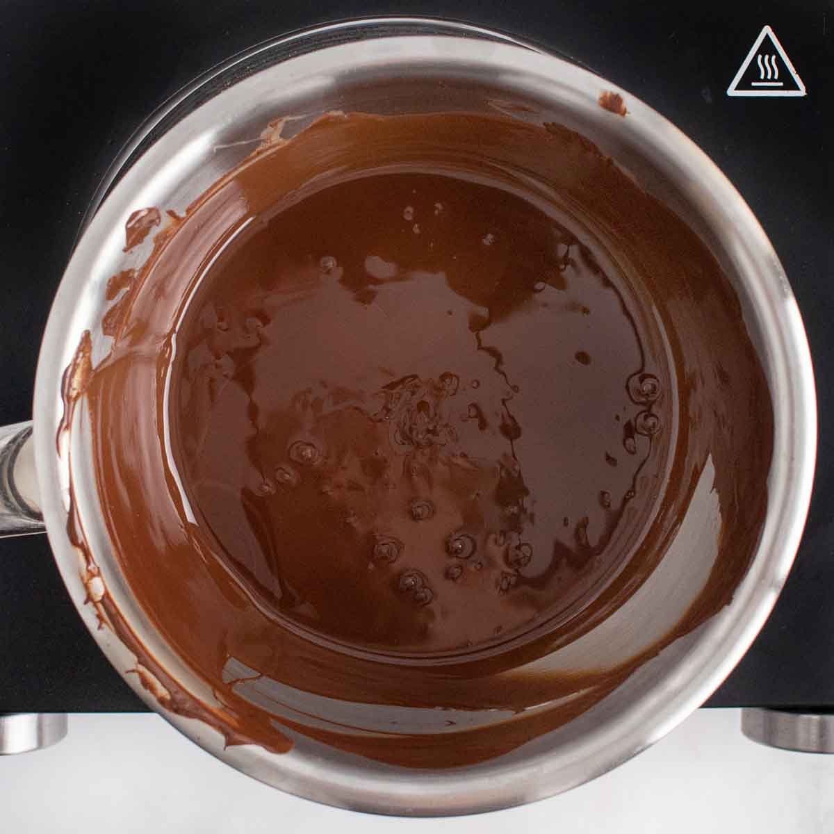 melted chocolate