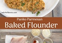 Panko Parmesan Baked Flounder – Chef Dennis