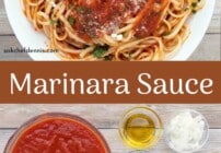 Pinterest image for marinara sauce.