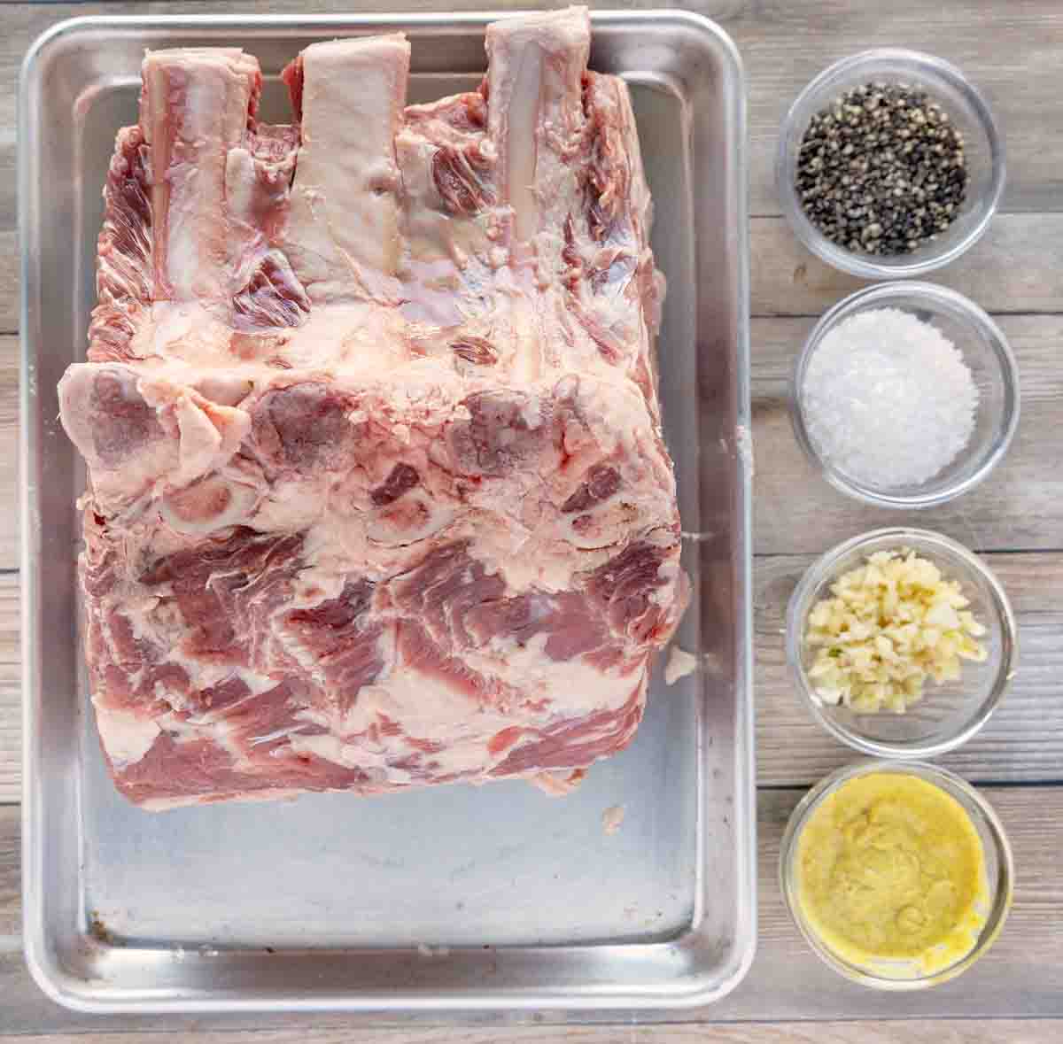 Ingredients to make the recipe.