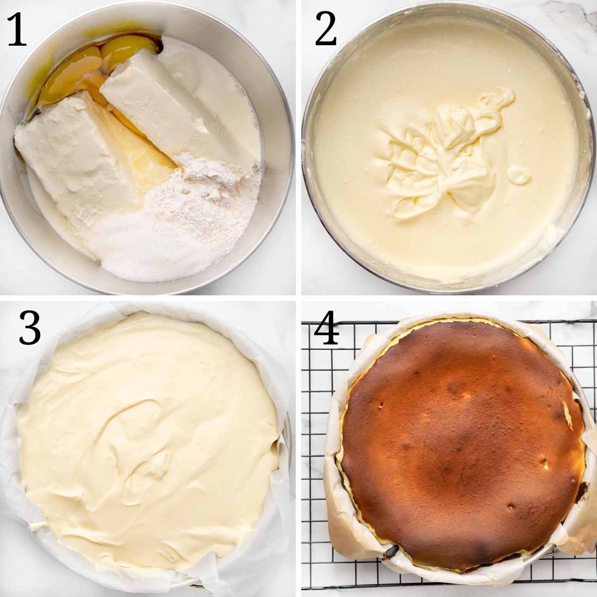 collage showing how to make recipe