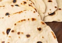 Pinterest image for Naan bread.