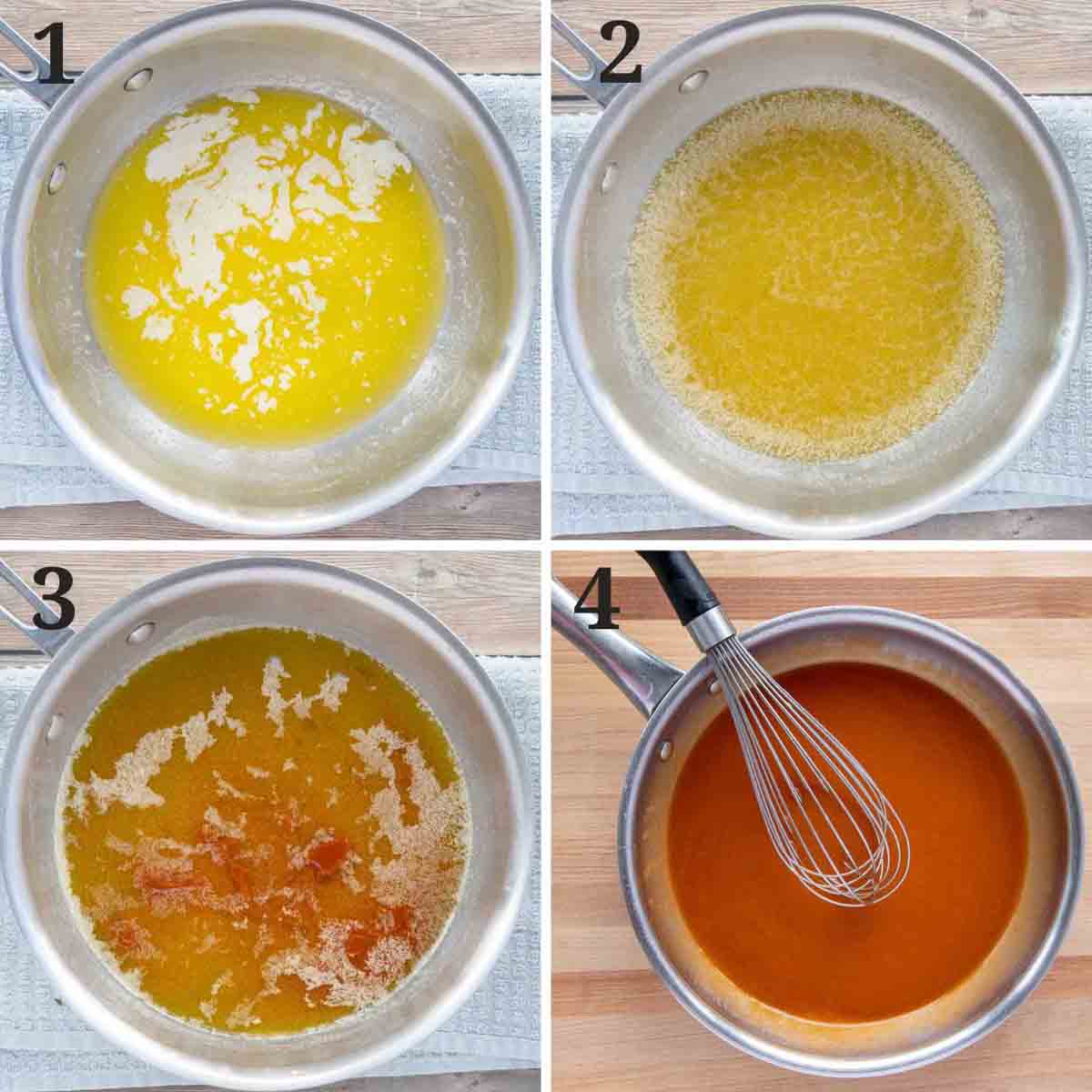 collage showing how to make recipe.