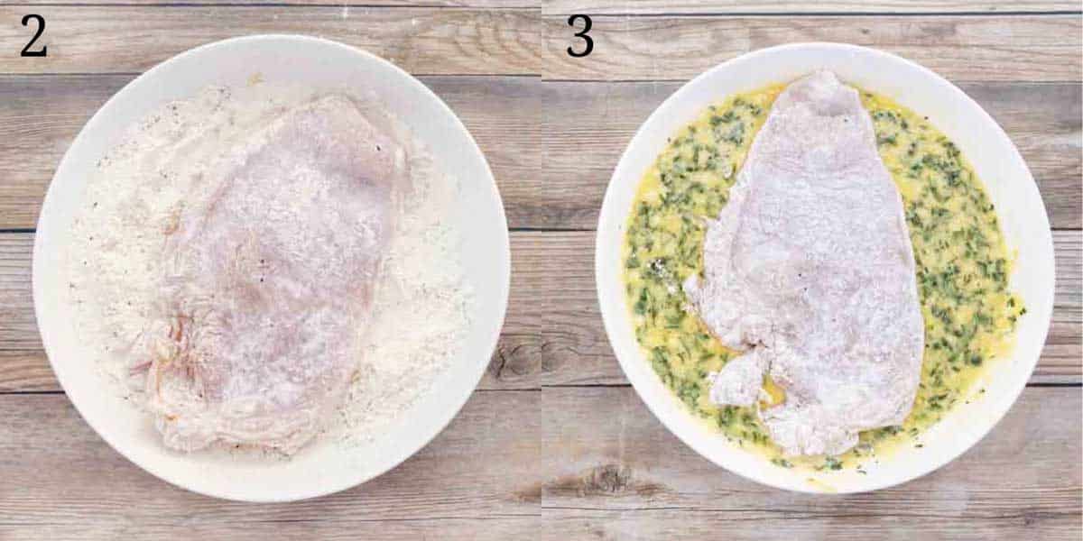 Collage showing how to prepare recipe.
