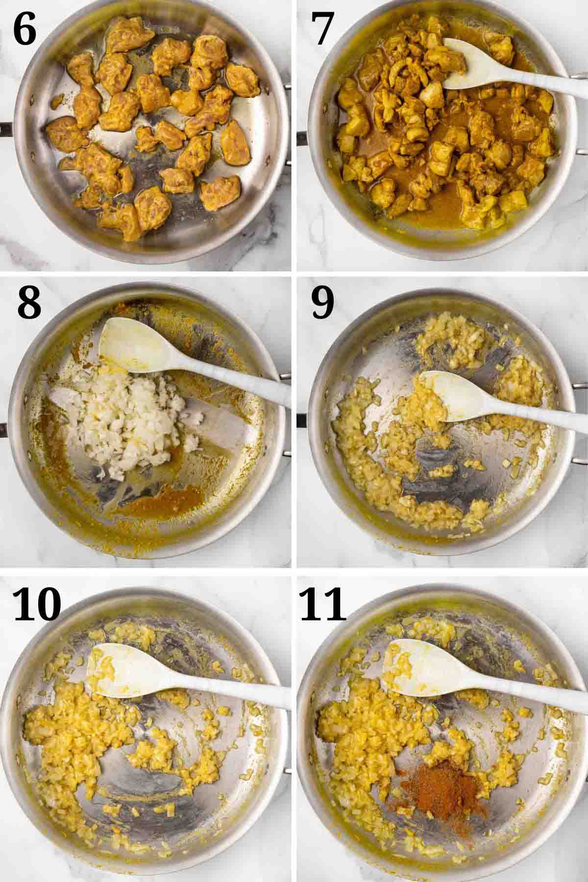 collage showing how to make recipe.