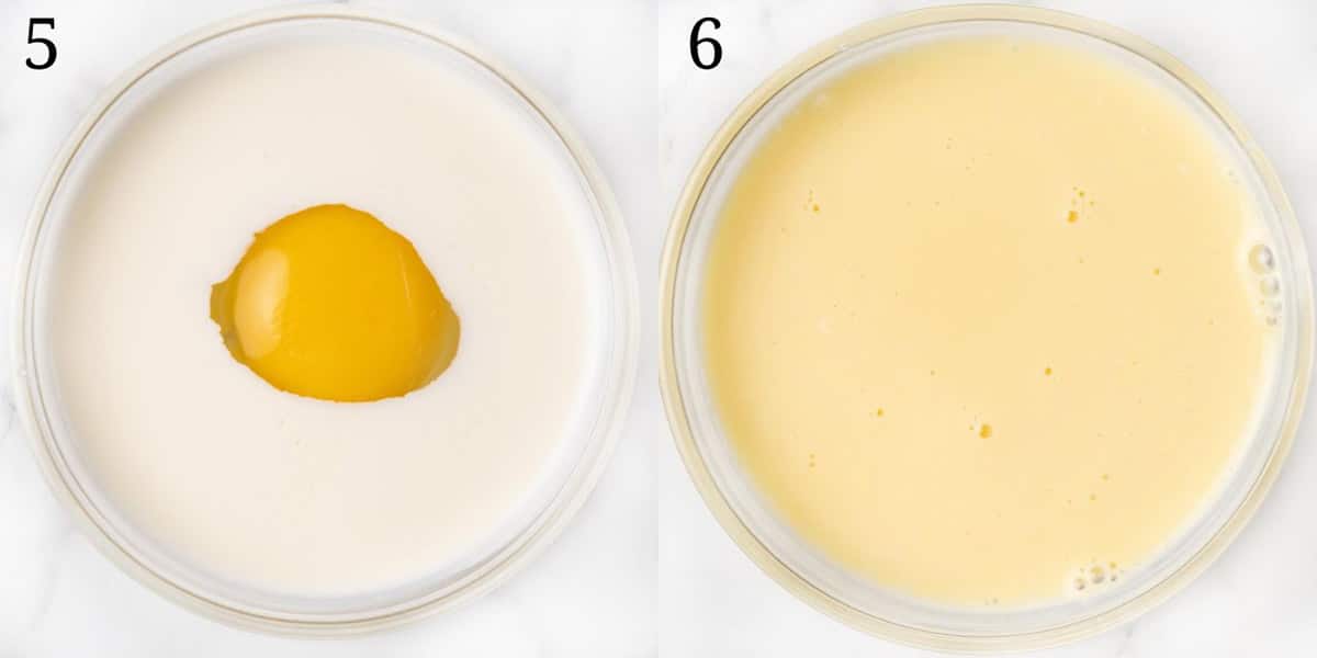 yumurta yıkamanın nasıl yapıldığını gösteren kolaj.