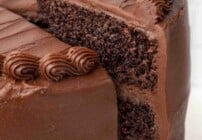 Pinterest image for chocolate cream cheese frosting.