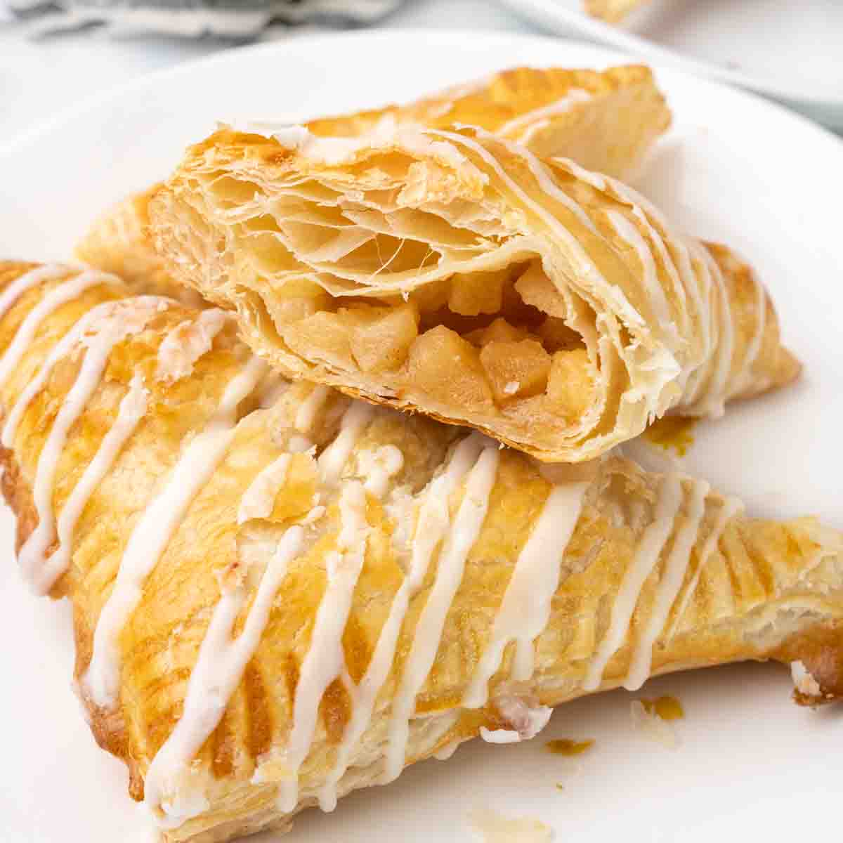 Puff Pastry Apple Turnovers - The Toasty Kitchen