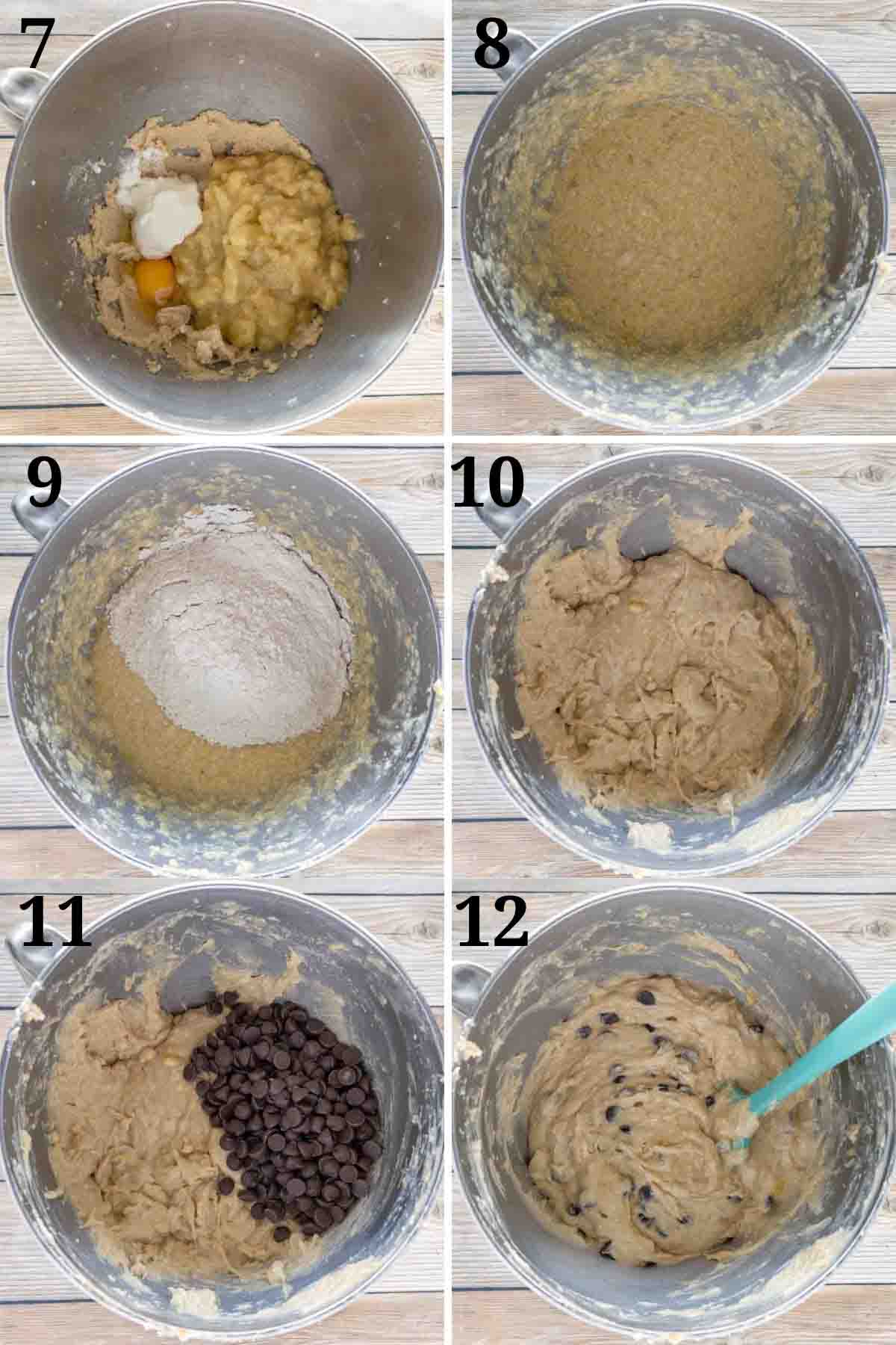 collage showing how to finish making recipe.