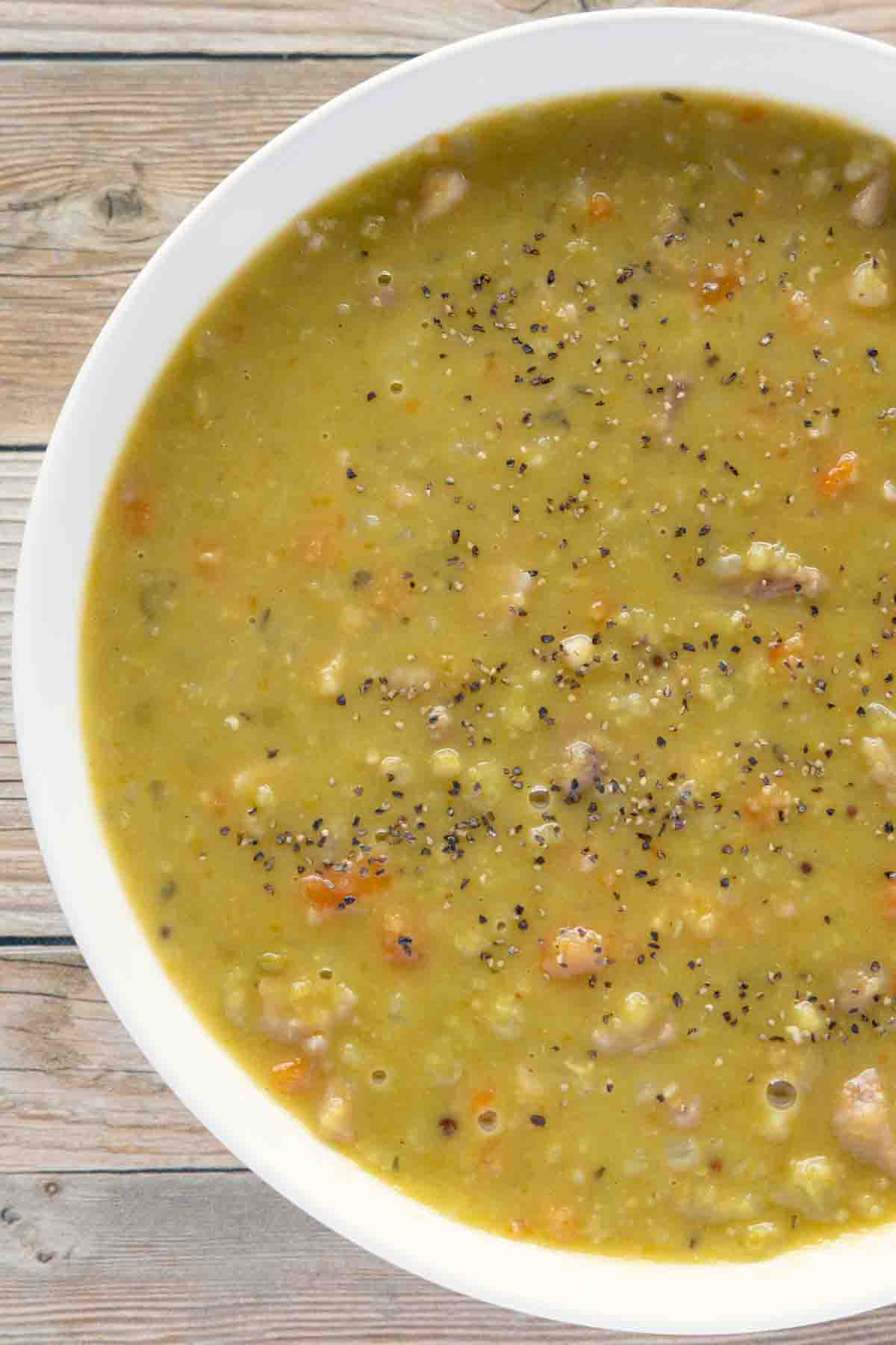 Split Pea Soup with Ham