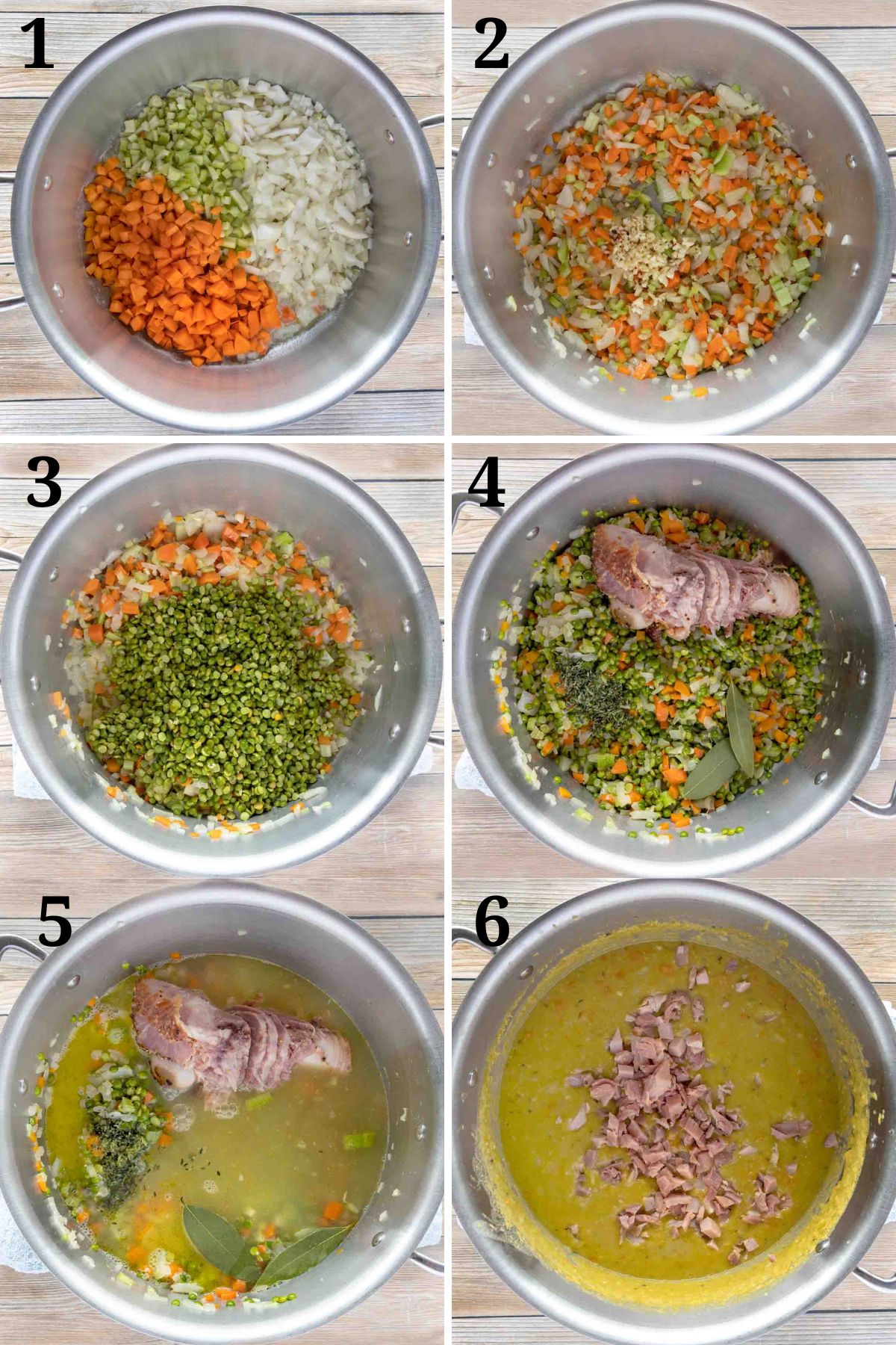 collage showing how to make recipe.