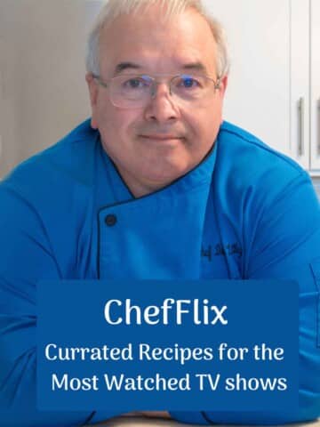 Chef Dennis with a note about ChefFlix