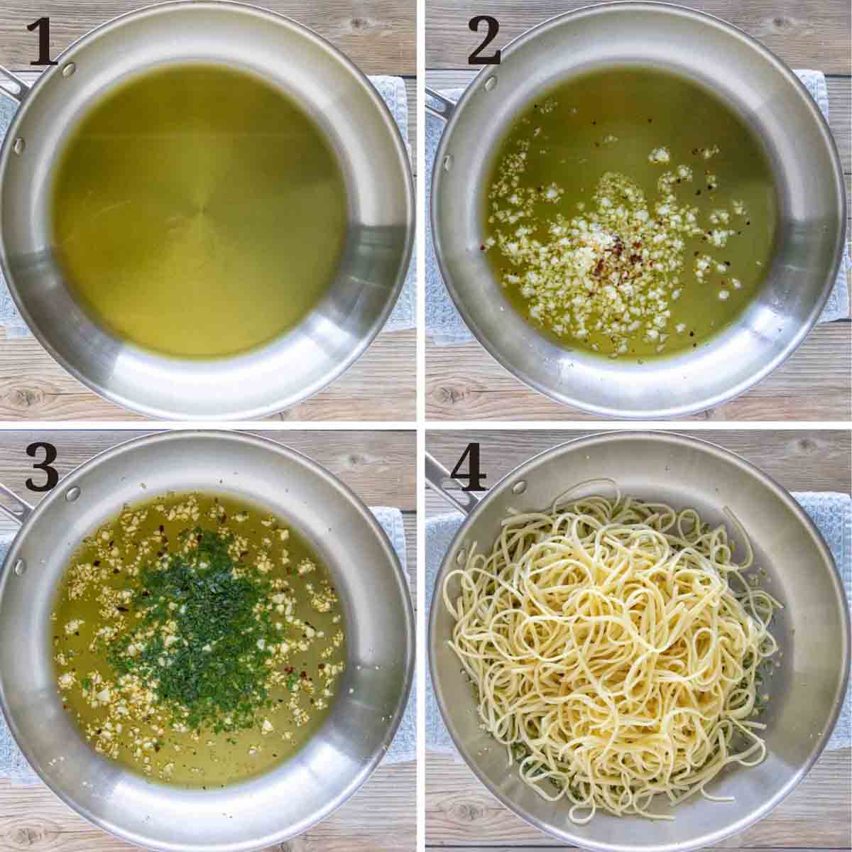 collage showing how to make recipe