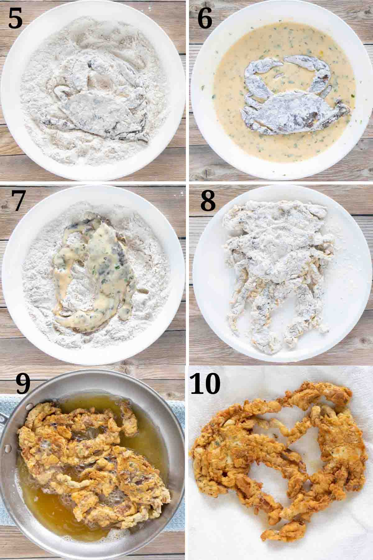 collage showing how to make recipe.