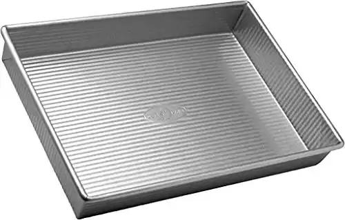 USA Rectangular Cake Pan, 9 x 13 inch, Nonstick with Quick Release Coating