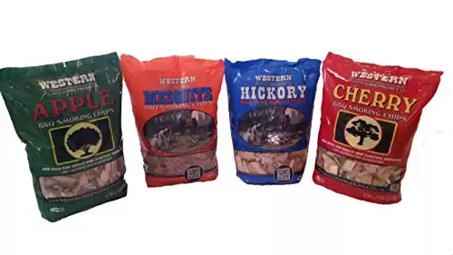 Western BBQ Smoking Wood Chips Variety Pack
