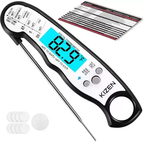 Digital Meat Thermometer with Probe - Instant Read