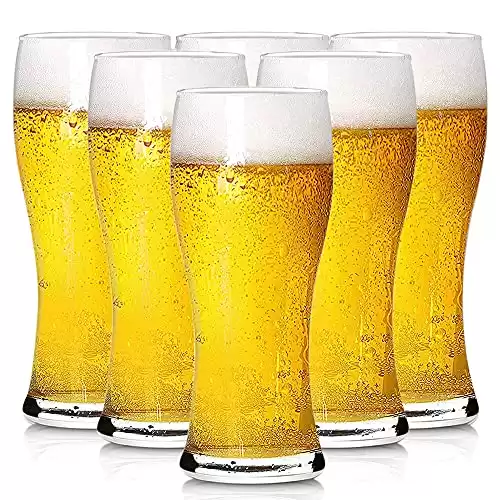 16 oz Pilsner Beer Glasses  (set of 6)