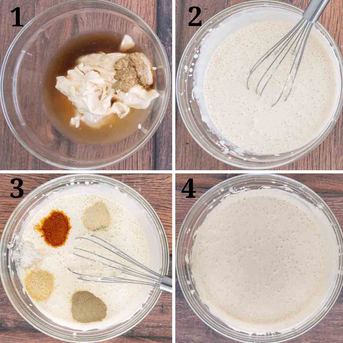 Collage showing how to make recipe.