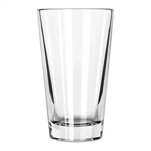 Pint Glass with DuraTuff Rim  16oz - Set of 4
