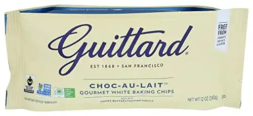 Guittard Baking Au Lait Chip, White chocolate, 12 Oz
