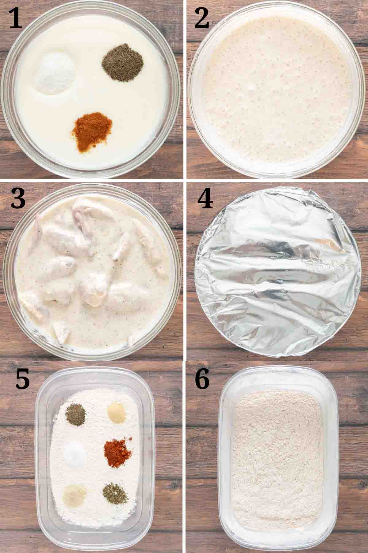 Collage showing how to make recipe.