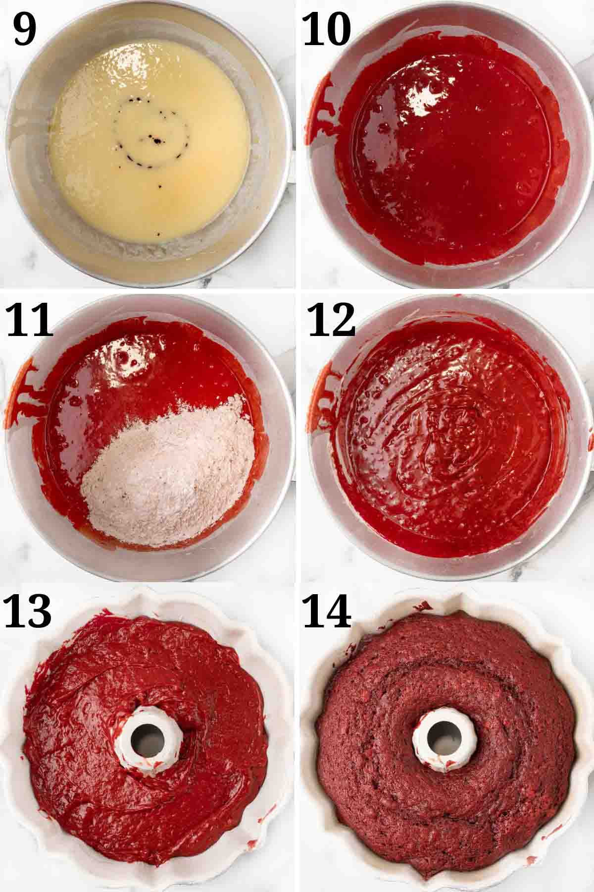 Collage showing how to continue making recipe.