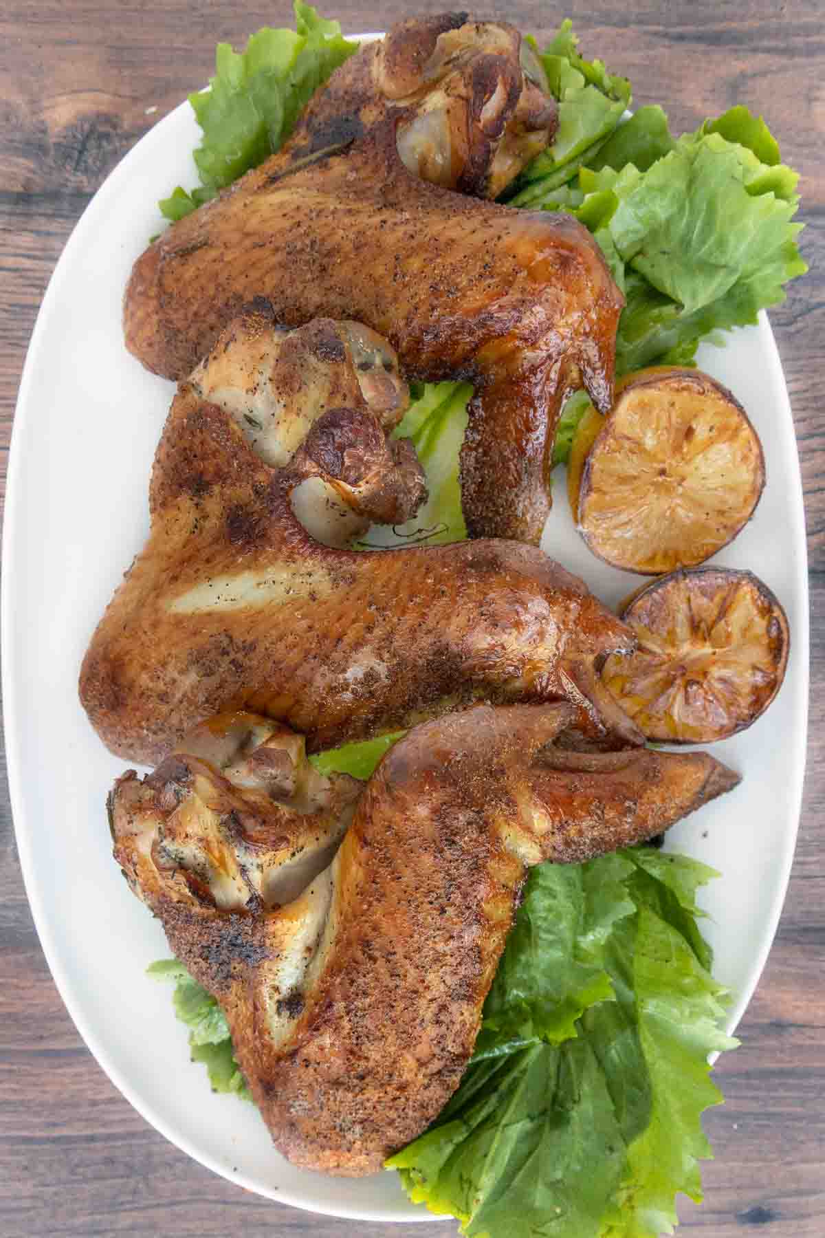 Baked Turkey Wings (CRISPY Skin And JUICY Meat!)