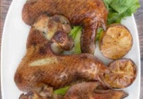 Pinterest image for smoked turkey wings.