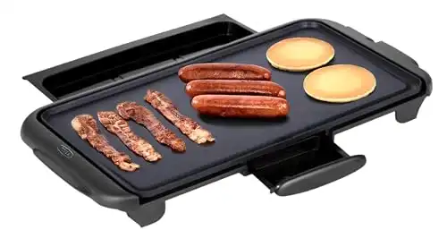 Electric Griddle with Warming Tray Nonstick Surface 10