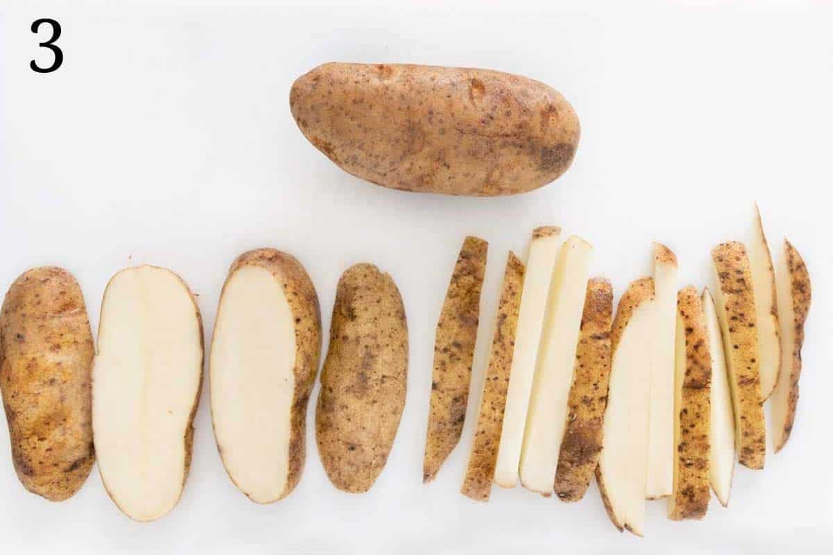 How to cut potatoes