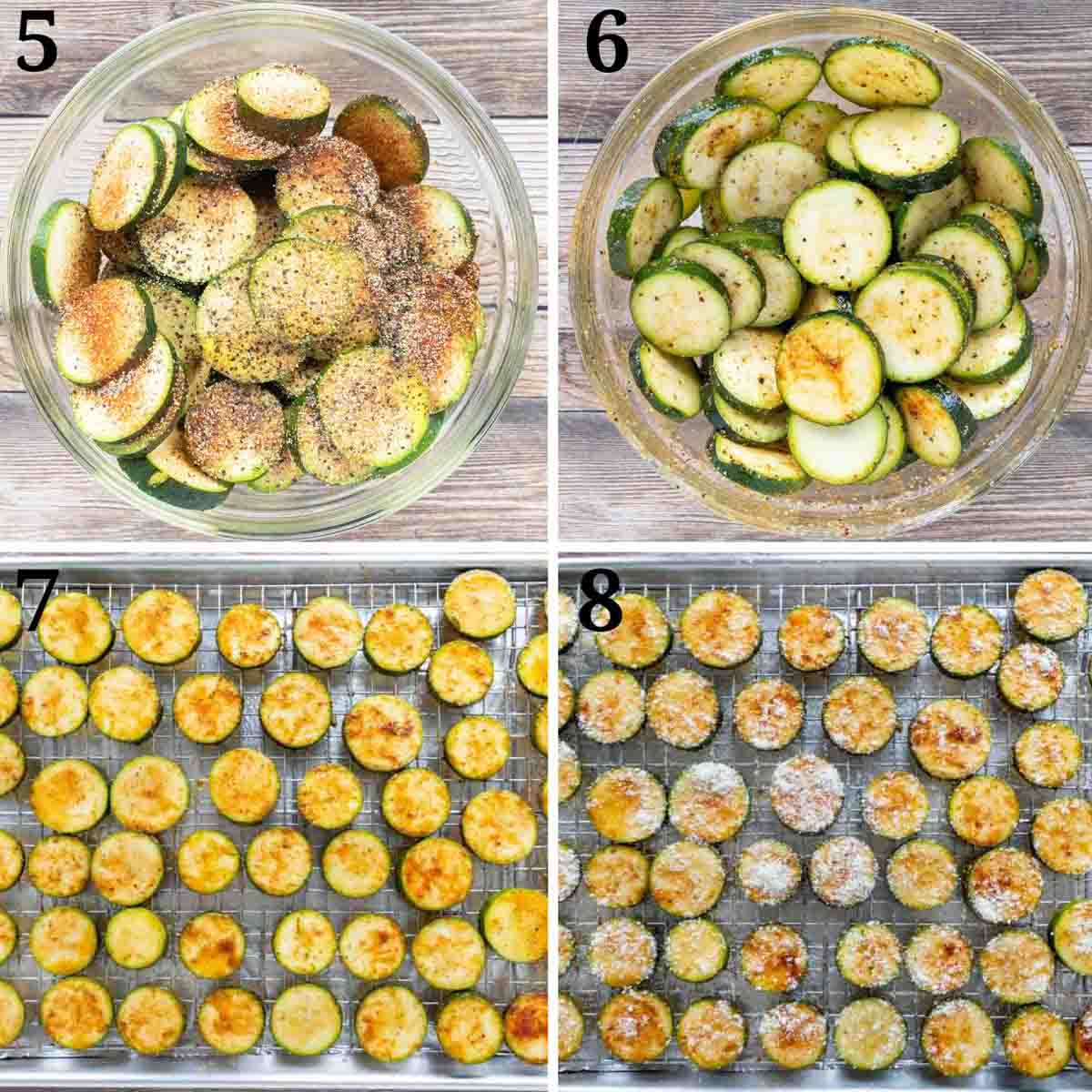 Collage showing how to finish making recipe.