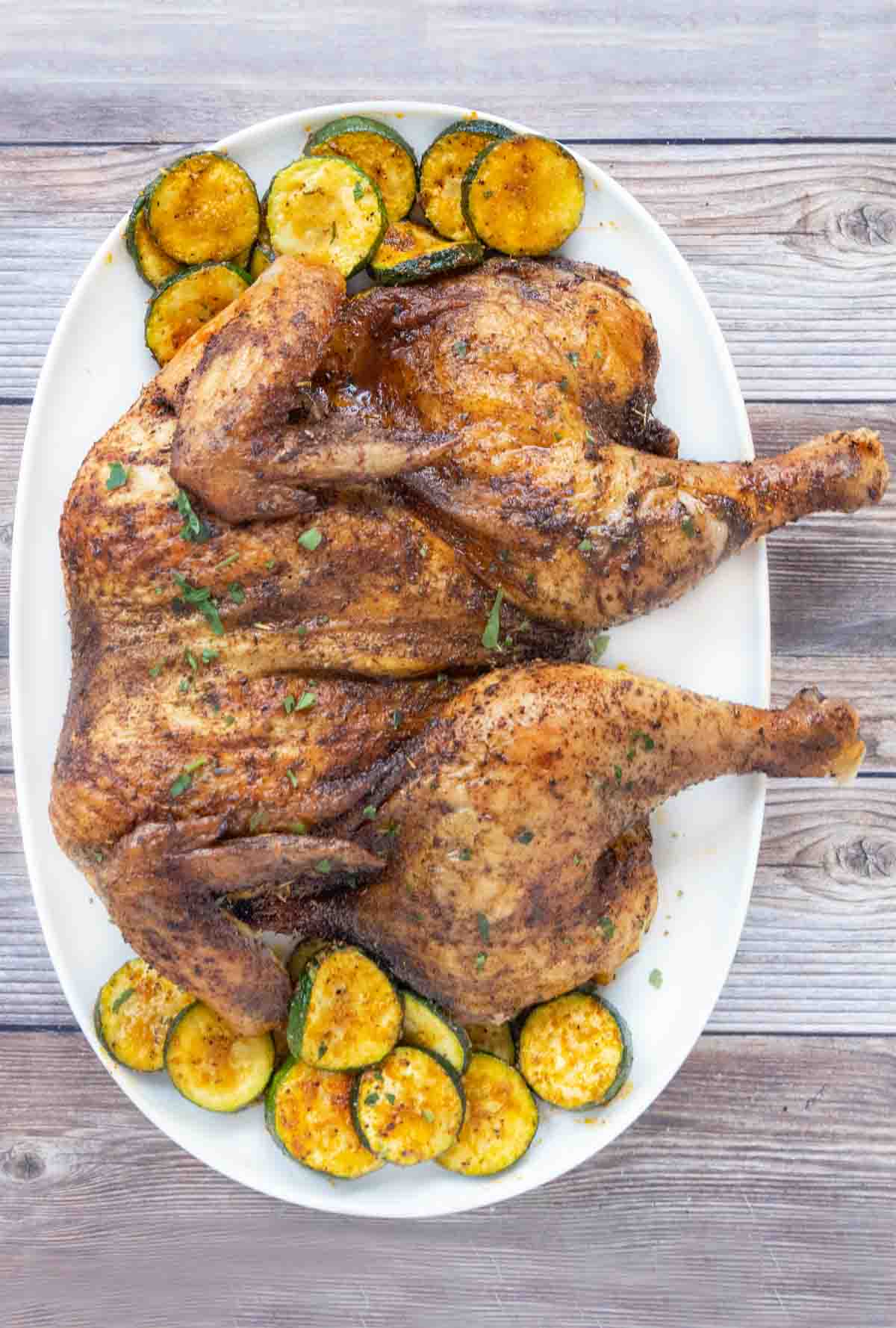 1-Hour Air Fryer Rotisserie Chicken (How To Air Fry A Whole Chicken!) -  Scrummy Lane