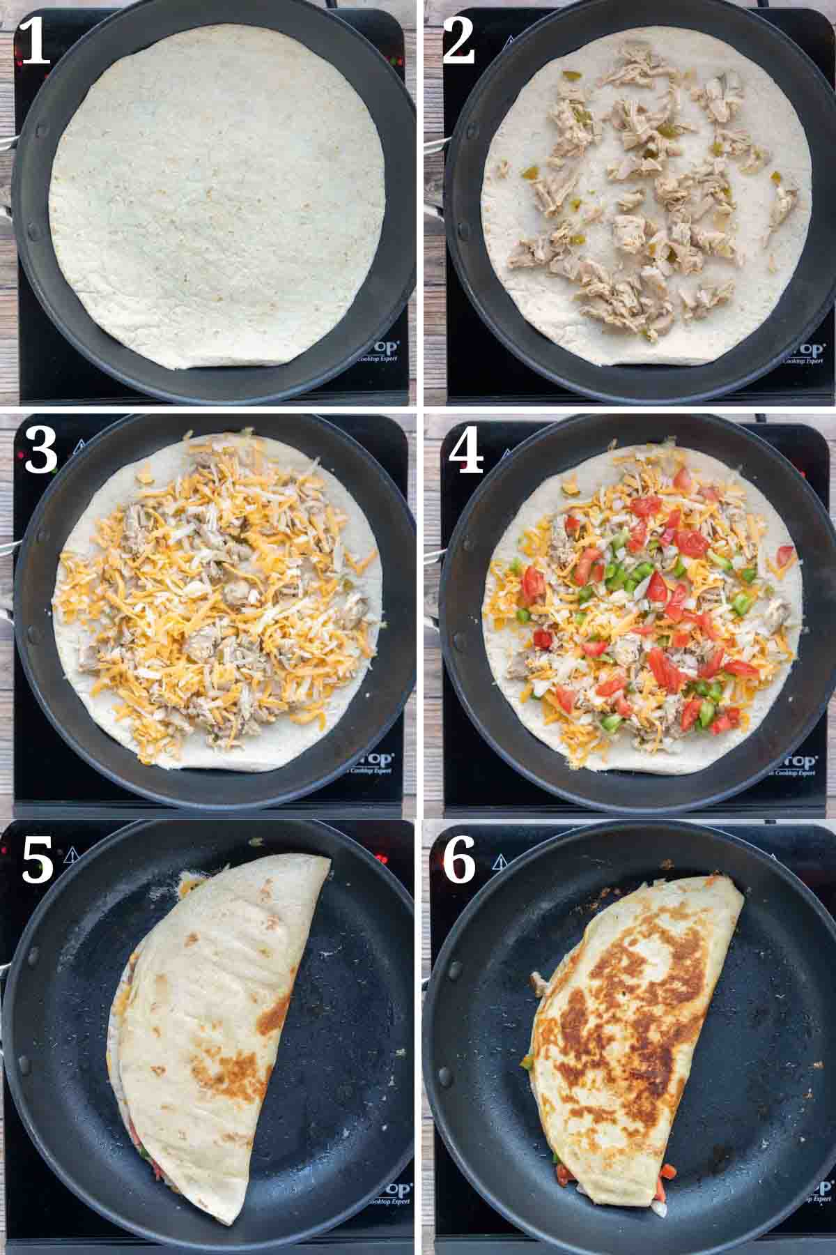 Collage of steps showing how to make recipe.