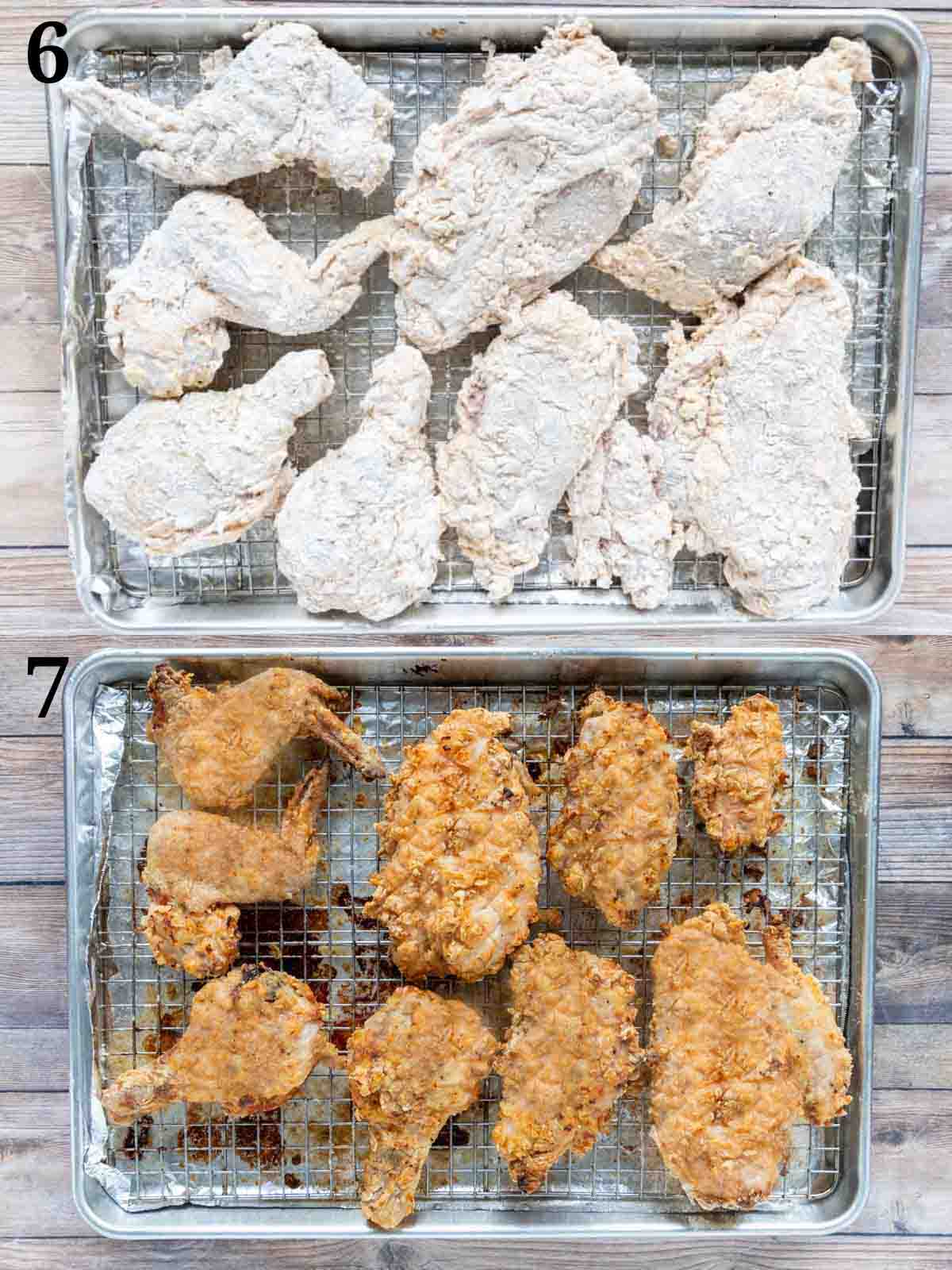 Collage showing how to finish the recipe.