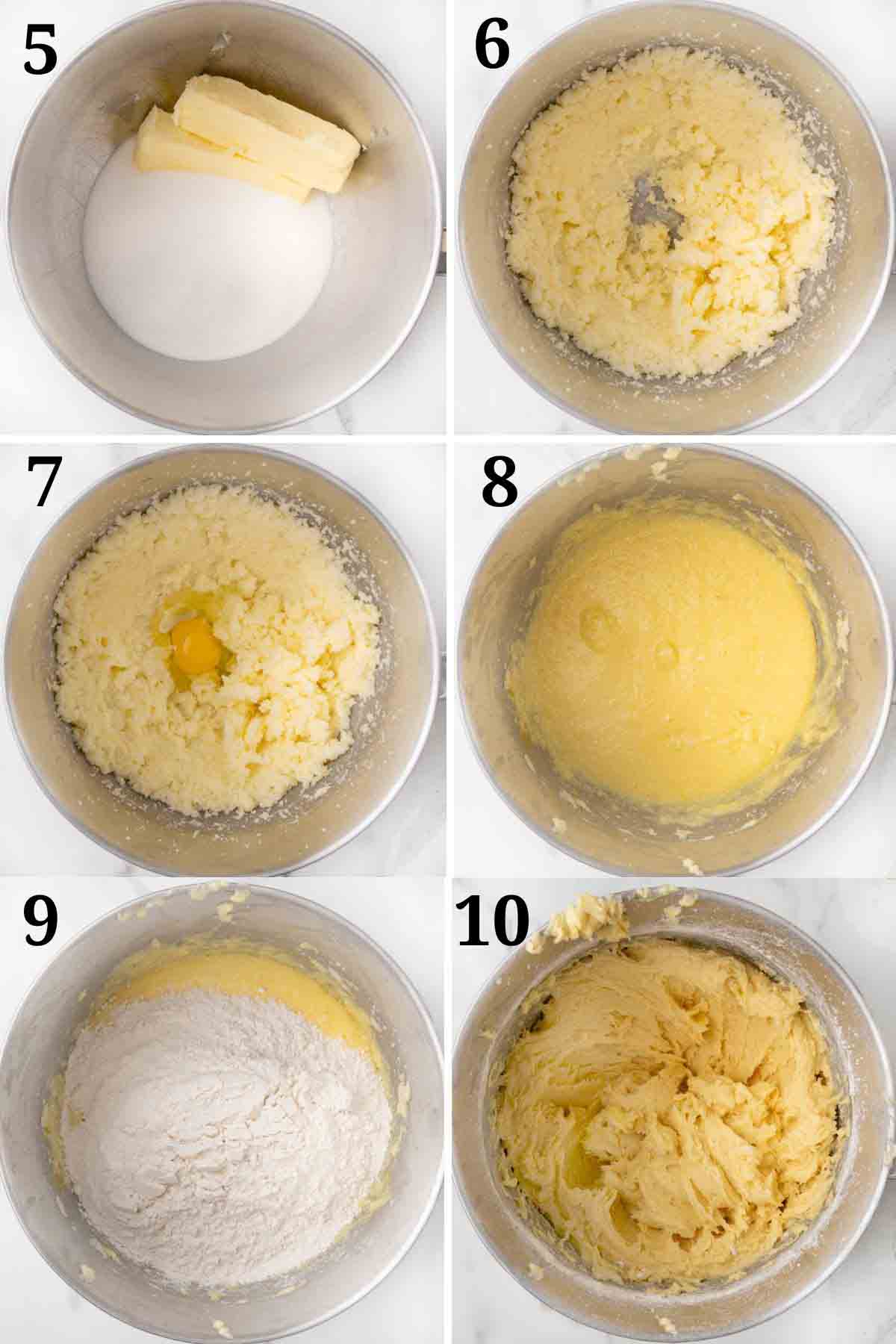 collage showing next steps in the recipe.