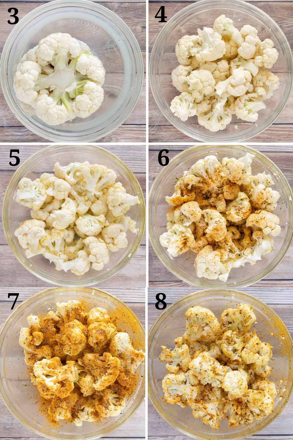 Collage showing how to make recipe.