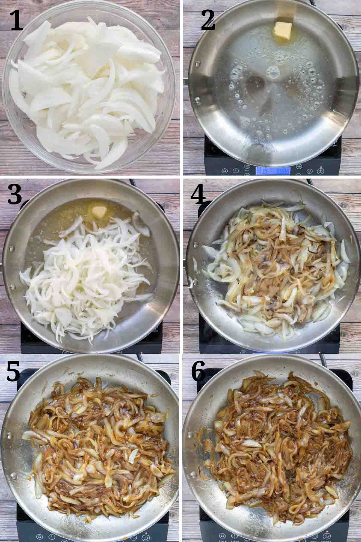 Collage showing how to make recipe.