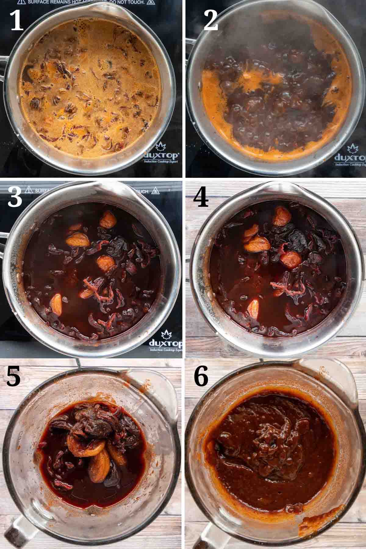 Collage showing how to make the recipe.