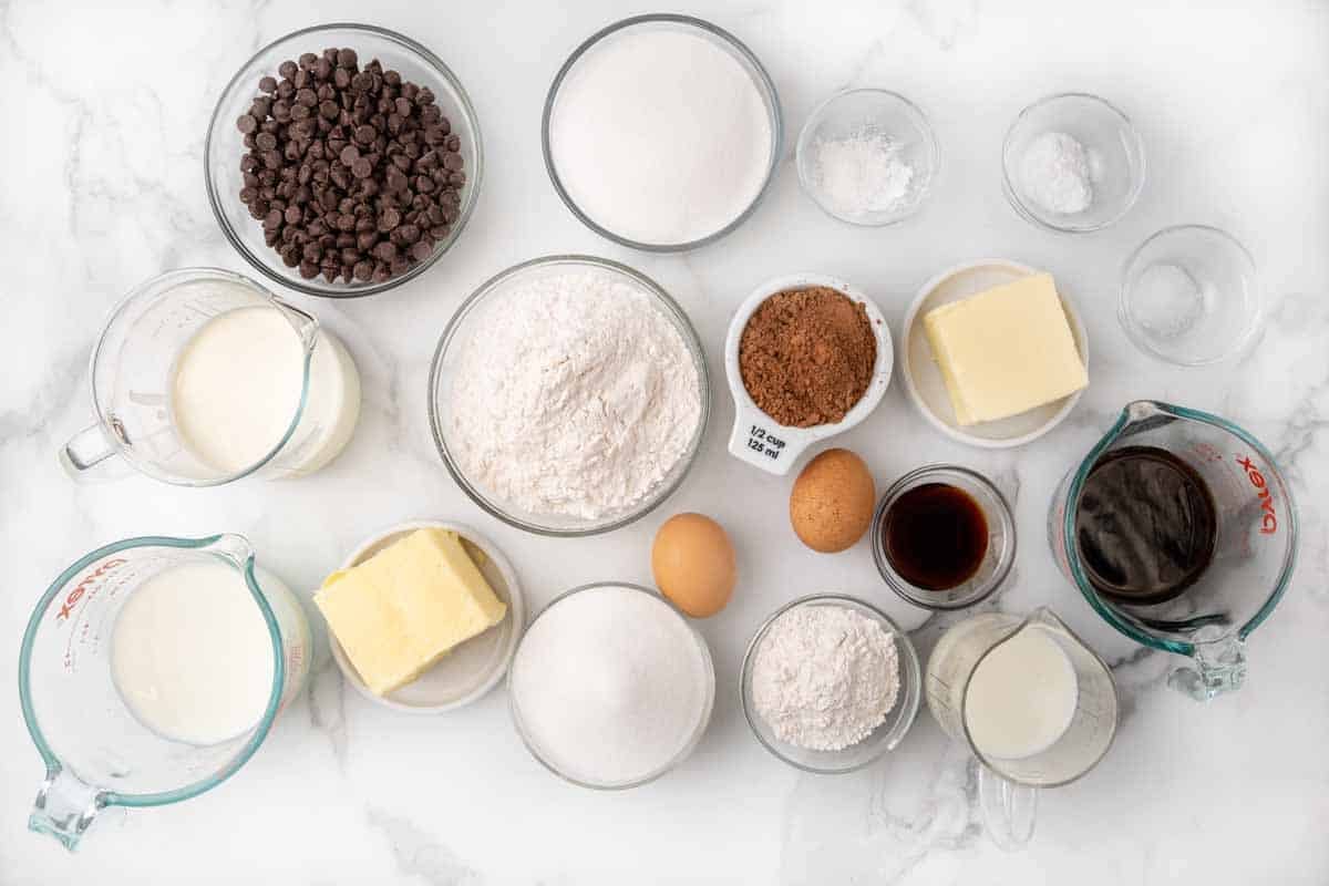 Ingredients to make the recipe.