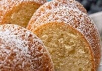 Pinterest image for Vanilla bundt cake.