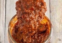 Pinterest image for adobo sauce.