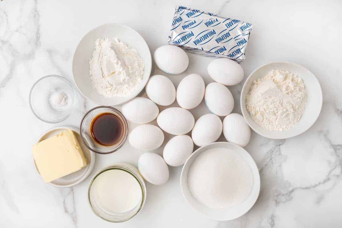 Ingredients to make the recipe.