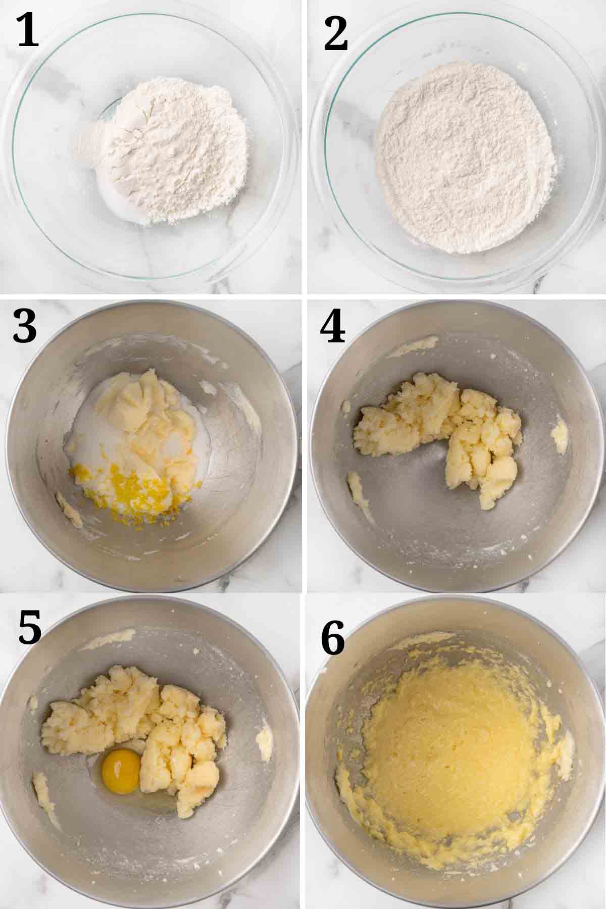 Collage showing how to start the recipe.