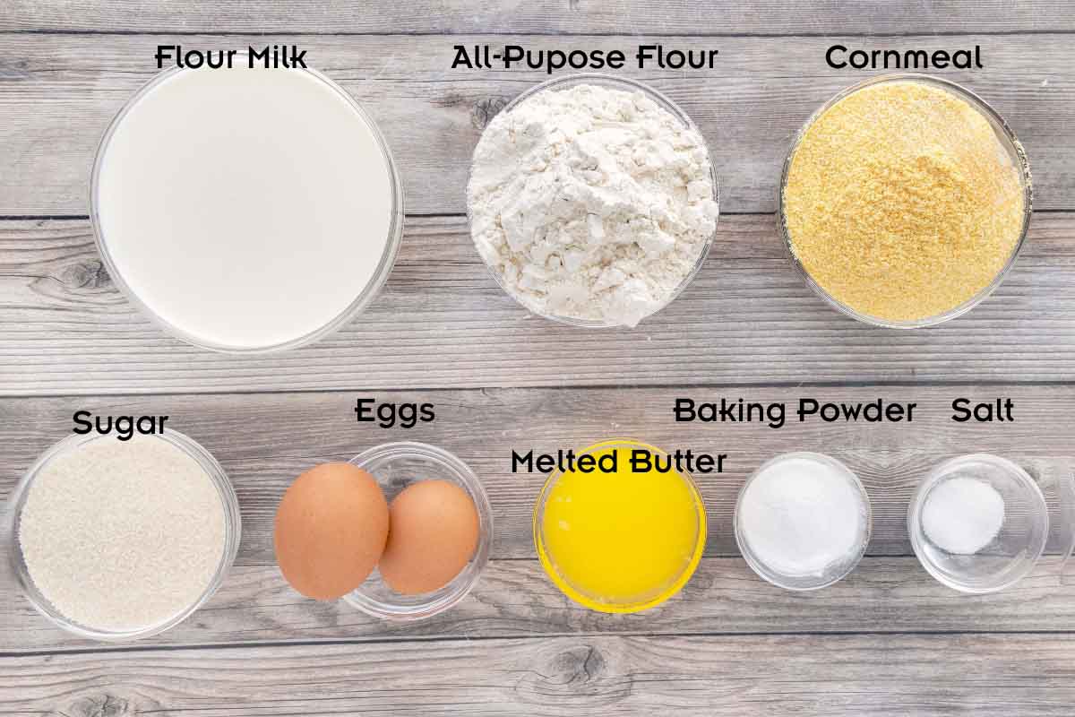 Ingredients to make the recipe.