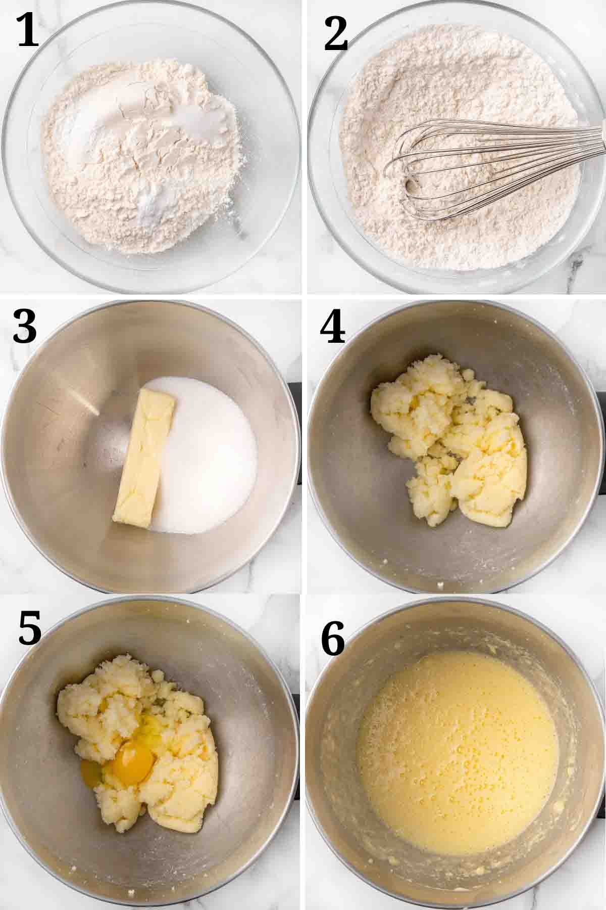 Collage showing how to begin the recipe.