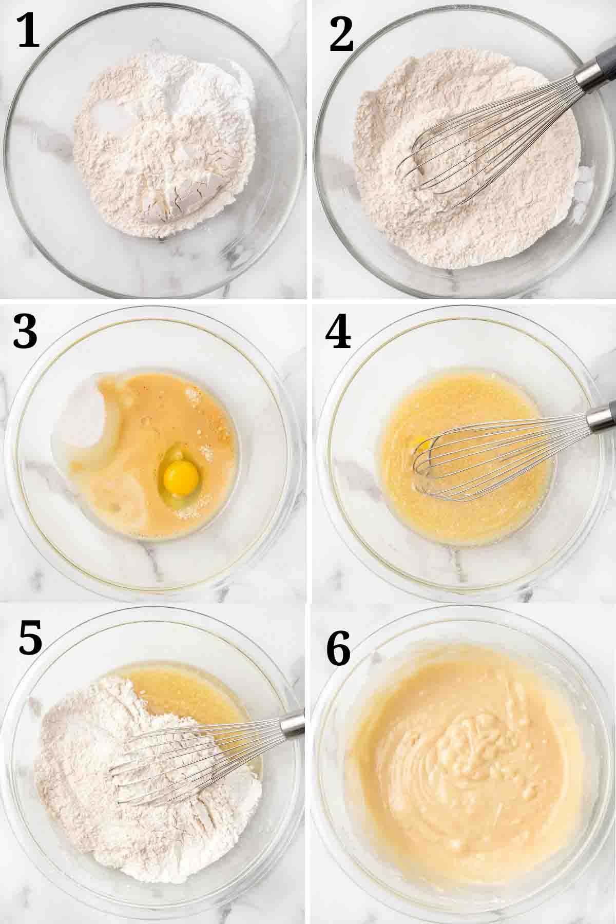 Collage showing how to begin the recipe.