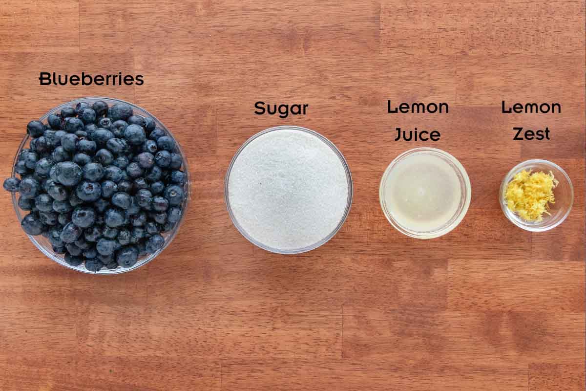 Ingredients to make the recipe.