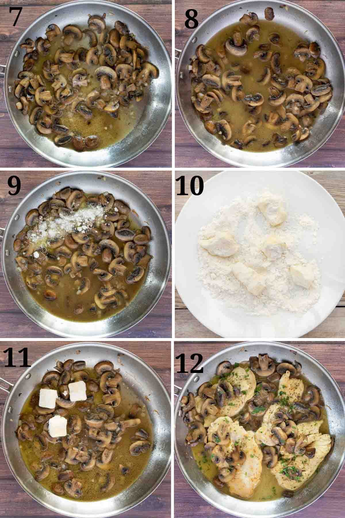 Collage showing how to finish the recipe.